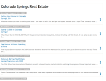 Tablet Screenshot of coloradospringsehomes.blogspot.com