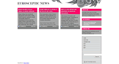 Desktop Screenshot of euroscepticnews.blogspot.com