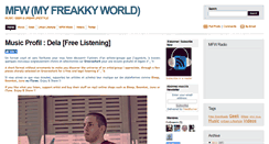Desktop Screenshot of myfreakkyworld.blogspot.com
