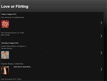 Tablet Screenshot of loveorflirting.blogspot.com