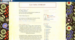 Desktop Screenshot of lacasacobian.blogspot.com