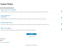 Tablet Screenshot of husna-fisika.blogspot.com