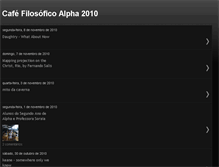 Tablet Screenshot of cafefilosoficoalpha2010.blogspot.com