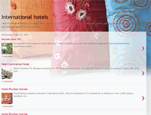 Tablet Screenshot of hotels-int.blogspot.com