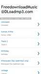 Mobile Screenshot of freedownloadmusicdloadmp.blogspot.com