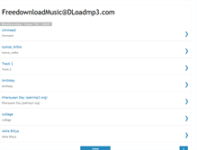 Tablet Screenshot of freedownloadmusicdloadmp.blogspot.com
