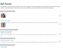 Tablet Screenshot of lifeofballfamily.blogspot.com