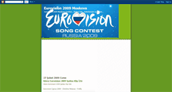 Desktop Screenshot of eurovision2009moskow.blogspot.com