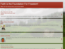 Tablet Screenshot of faithisthefoundationforfreedom.blogspot.com