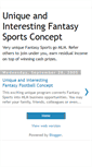 Mobile Screenshot of fantasyfootballcash.blogspot.com