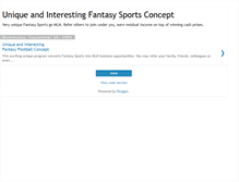 Tablet Screenshot of fantasyfootballcash.blogspot.com