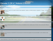Tablet Screenshot of escuela11de4.blogspot.com