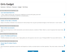 Tablet Screenshot of girlsgadget.blogspot.com