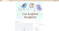 Desktop Screenshot of losangelessongbird.blogspot.com