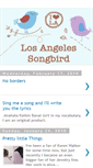 Mobile Screenshot of losangelessongbird.blogspot.com