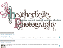 Tablet Screenshot of heatherbellephotography.blogspot.com