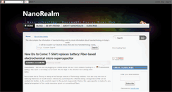 Desktop Screenshot of nano-realm.blogspot.com