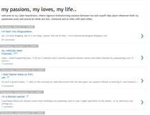 Tablet Screenshot of mypassionsmylovesmylife.blogspot.com