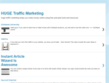 Tablet Screenshot of huge-traffic-marketing.blogspot.com