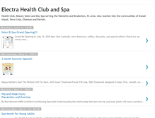 Tablet Screenshot of electrahealthclub.blogspot.com