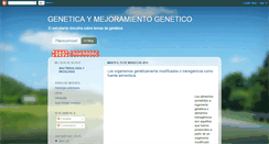 Desktop Screenshot of geneticafmvzuce.blogspot.com