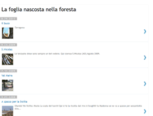 Tablet Screenshot of lafoglianascostanellaforesta.blogspot.com