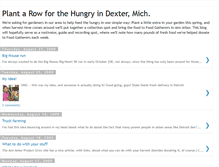 Tablet Screenshot of dexter-plant-a-row.blogspot.com