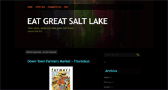 Desktop Screenshot of eatgreatsaltlake.blogspot.com