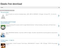 Tablet Screenshot of google-ebooks.blogspot.com