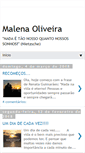 Mobile Screenshot of malenaoliveira.blogspot.com