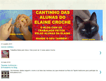 Tablet Screenshot of cantinhodasalunas-elaine.blogspot.com