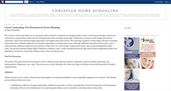 Desktop Screenshot of christianschooling.blogspot.com