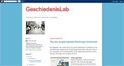 Desktop Screenshot of geschiedenislab.blogspot.com