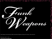 Tablet Screenshot of funkweapons.blogspot.com