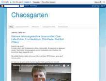 Tablet Screenshot of chaosgarten.blogspot.com