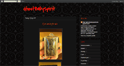 Desktop Screenshot of ghostbabyspirit.blogspot.com