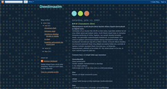 Desktop Screenshot of dieedimaailm.blogspot.com