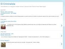 Tablet Screenshot of blogcriminalista.blogspot.com
