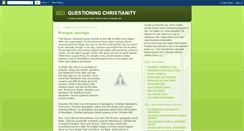 Desktop Screenshot of ccc-ss-questioningchristianity.blogspot.com