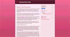 Desktop Screenshot of boybabydolls1.blogspot.com