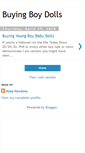 Mobile Screenshot of boybabydolls1.blogspot.com