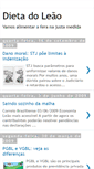 Mobile Screenshot of dietadoleao.blogspot.com
