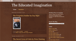 Desktop Screenshot of educated-imagination.blogspot.com