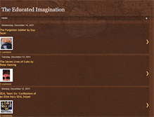 Tablet Screenshot of educated-imagination.blogspot.com