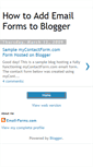 Mobile Screenshot of email-forms.blogspot.com