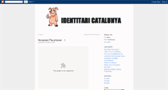 Desktop Screenshot of identitari-catalunya.blogspot.com