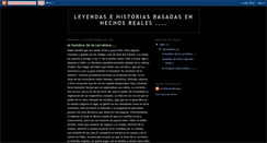 Desktop Screenshot of leyendasurbanas-leyendasdeterror.blogspot.com