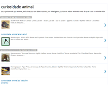 Tablet Screenshot of animais-curiosidades.blogspot.com