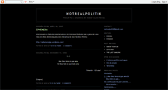 Desktop Screenshot of notrealpolitik.blogspot.com