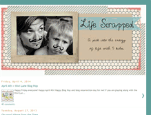 Tablet Screenshot of lifescrapped.blogspot.com